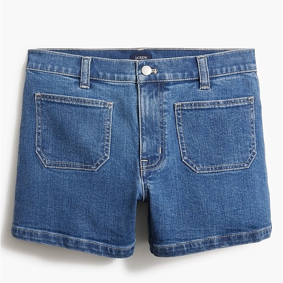 J. Crew Factory Pants - J. Crew Factory Sailor patch-pocket denim short